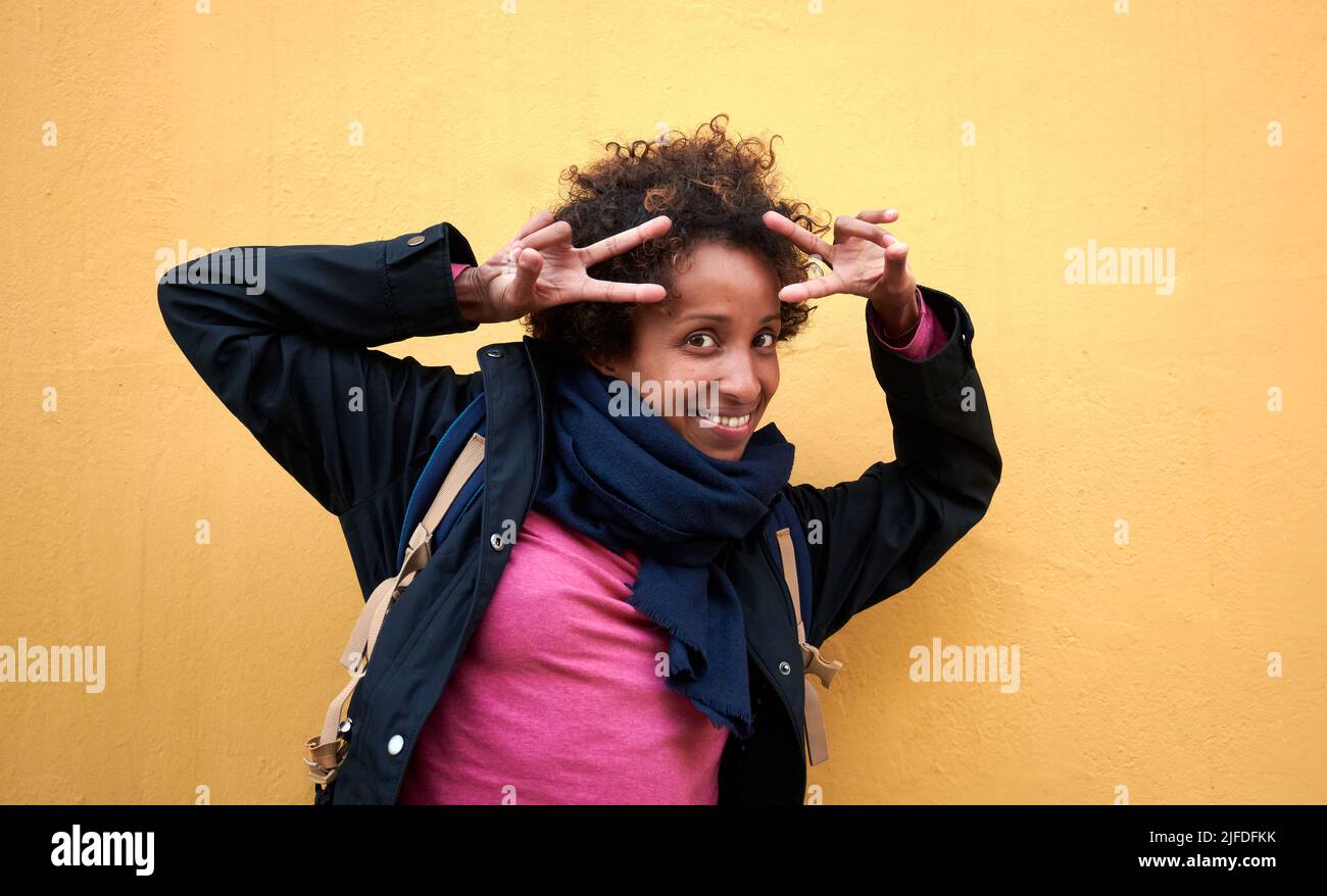African woman showing no sign hi-res stock photography and images - Alamy