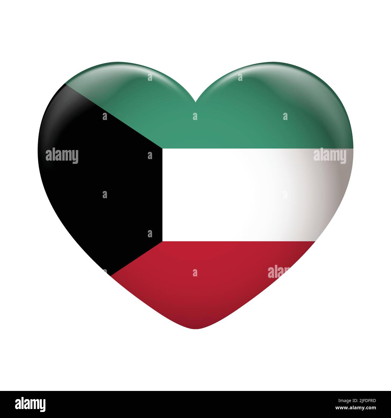 Love kuwait symbol heart flag hi-res stock photography and images - Alamy