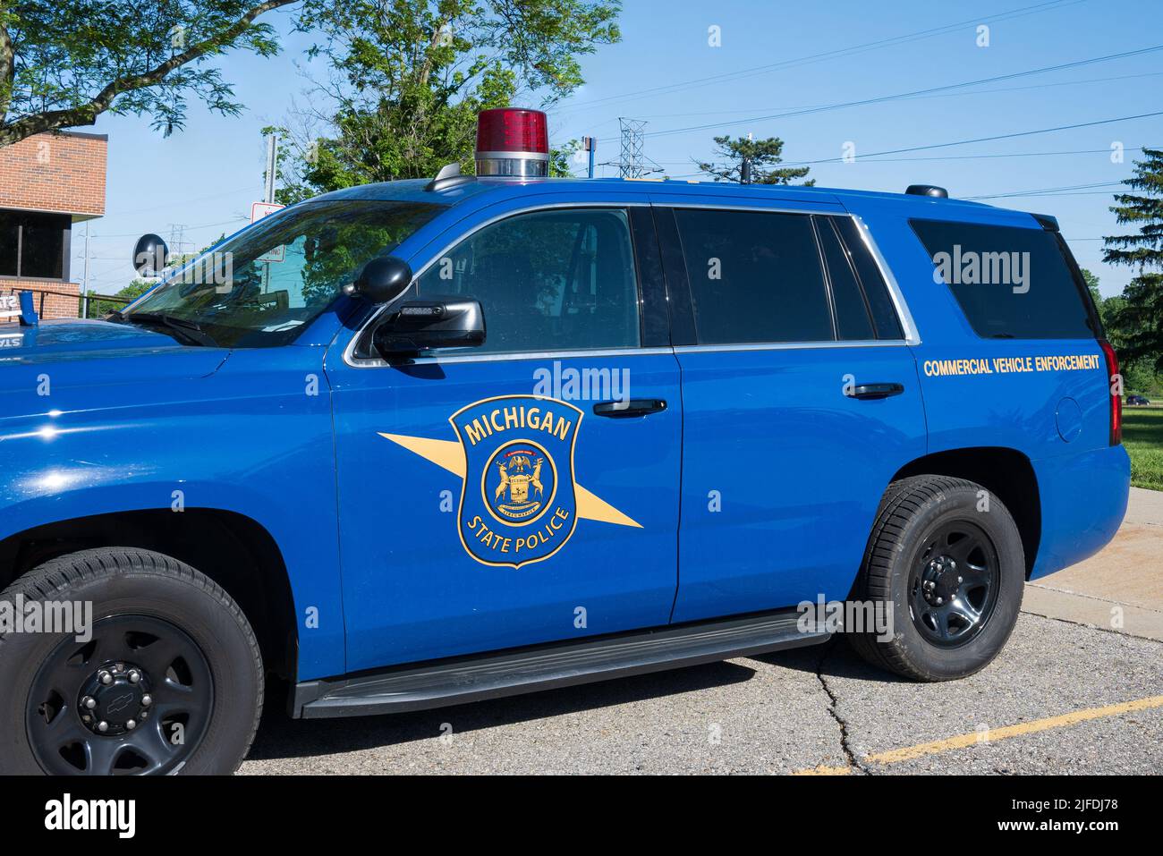 Dimondale MI June 4, 2022 State of Michigan Commercial Vehicle