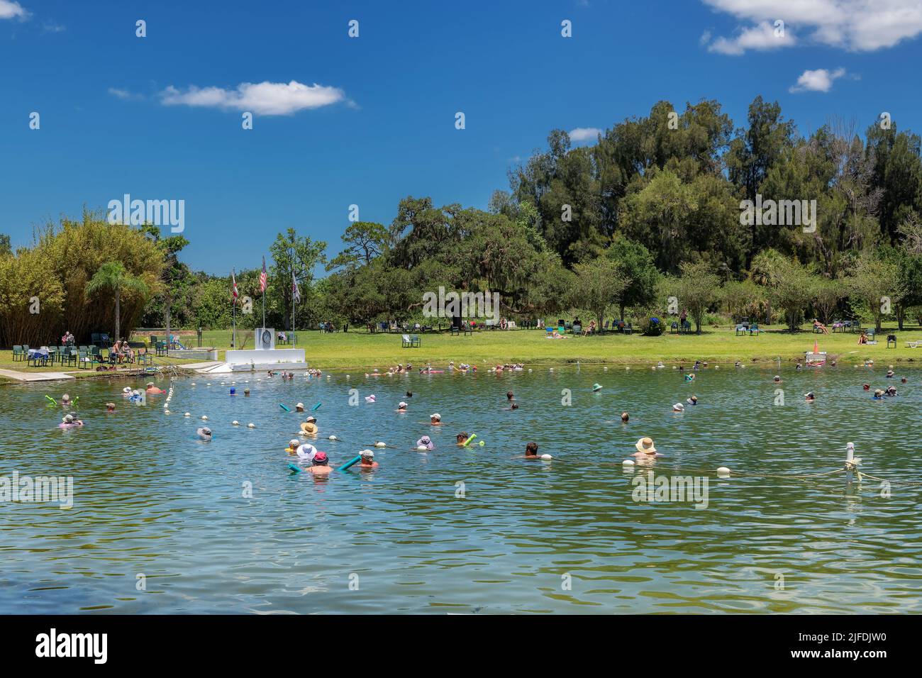 Warm Mineral Springs in Sarasota County, Florida Stock Photo