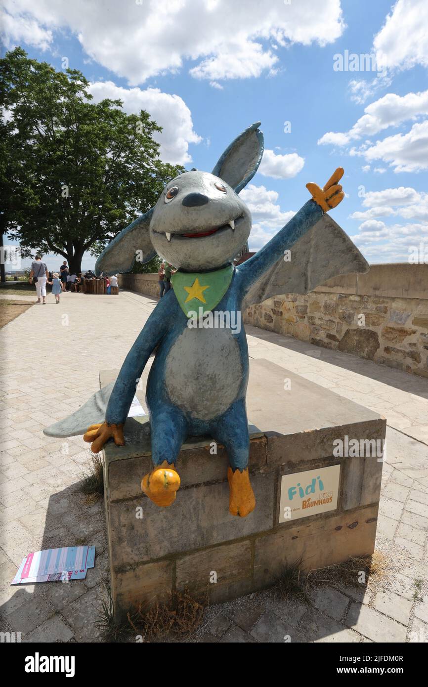 Erfurt, Germany. 02nd July, 2022. The new KiKA figure 