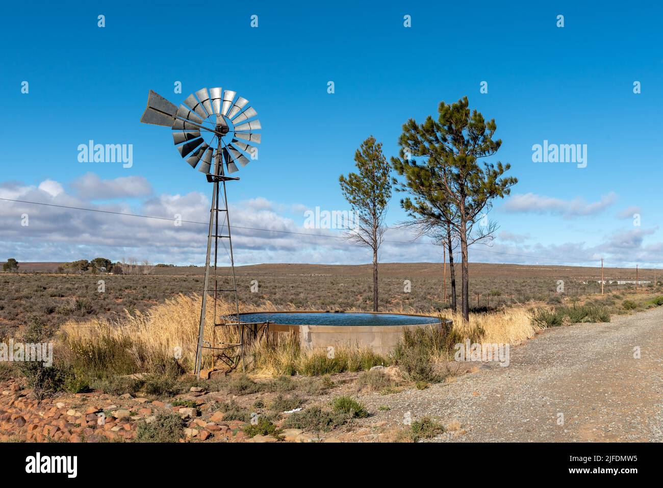 Landscape on road R63 between Victoria West and Loxton in the Northern