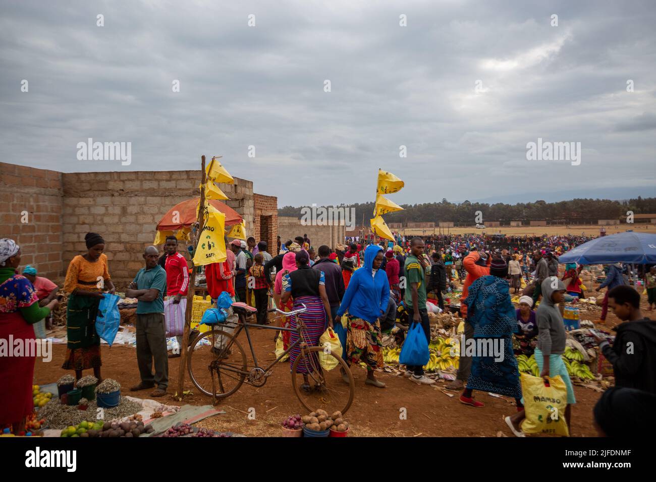 African Market Stock Photo