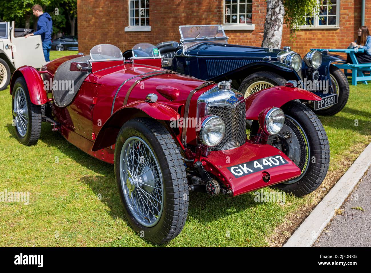 1930 Riley 9 Brooklands ‘GK 4407’ on display at the June Scramble held ...