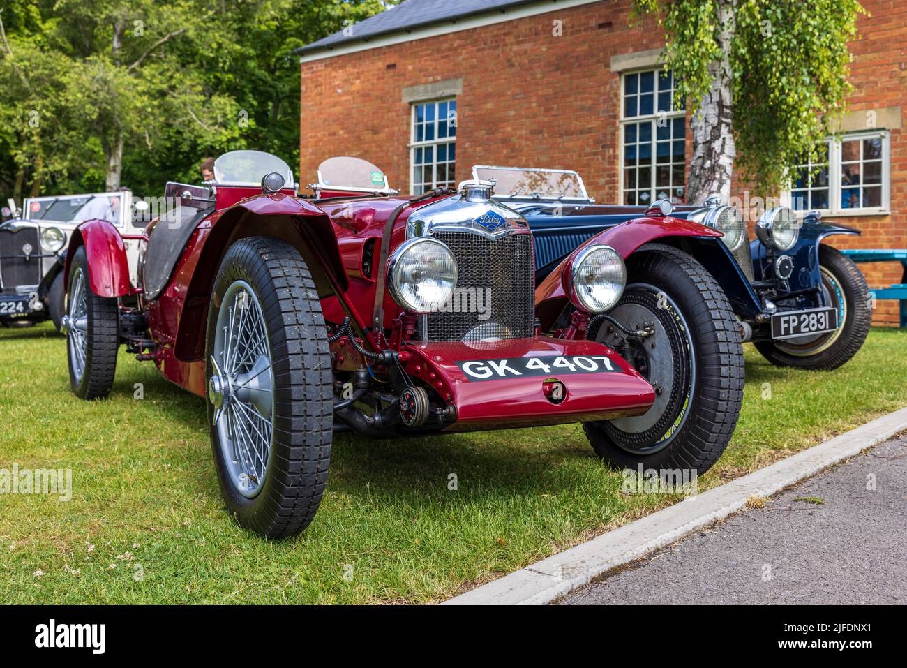 1930 Riley 9 Brooklands ‘GK 4407’ on display at the June Scramble held ...