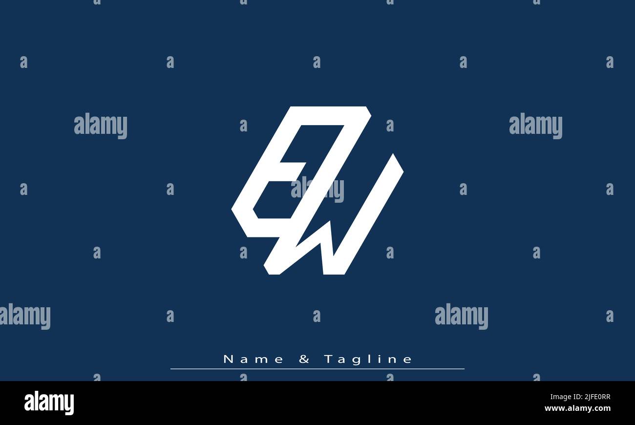 Ew initials hi-res stock photography and images - Alamy