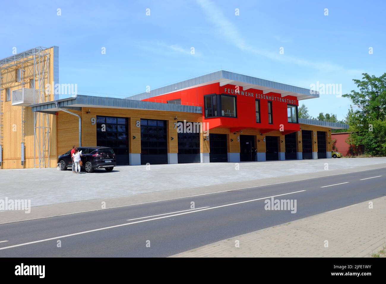 New Firestation in Eisenhuttenstadt in 2022 Stock Photo