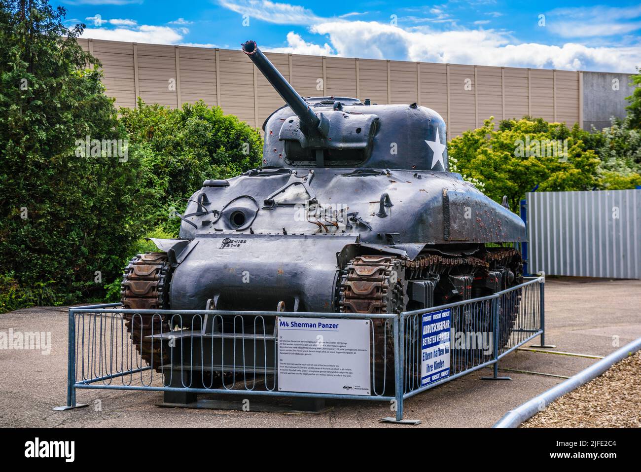 SINSHEIM, GERMANY - MAI 2022: american US Medium Tank , M4 Sherman 1942 Stock Photo