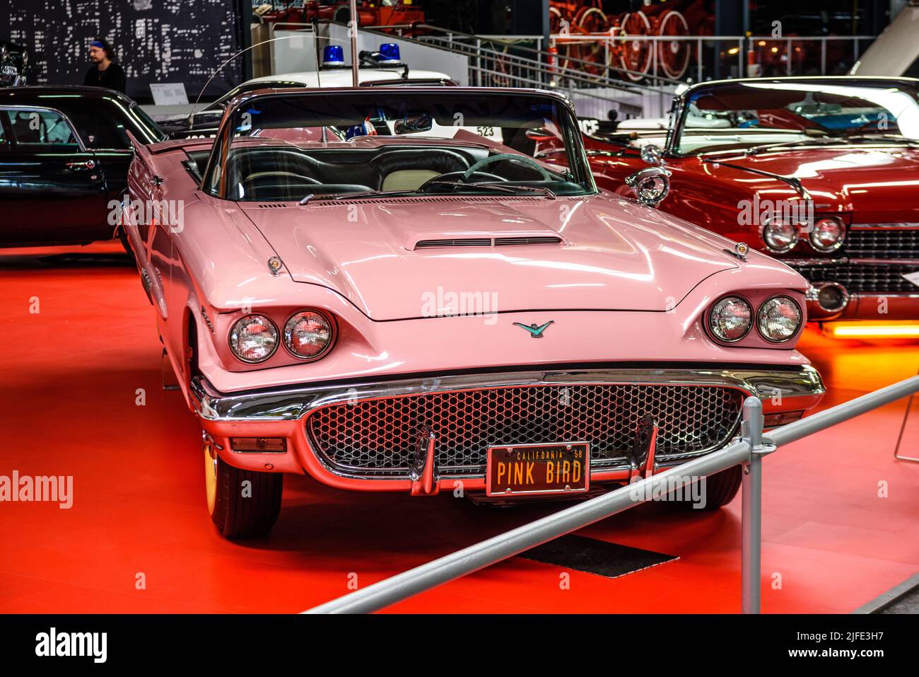 SINSHEIM, GERMANY - MAI 2022: pink cabrio Ford Thunderbird Convertible  Stock Photo - Alamy