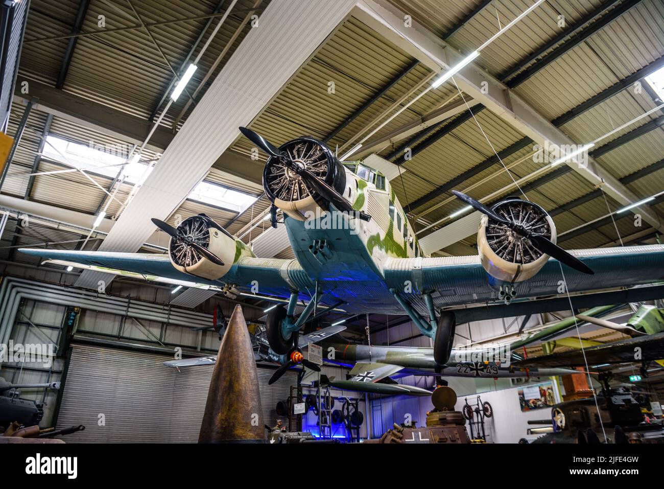 Cockpit junkers ju 52 hi-res stock photography and images - Alamy