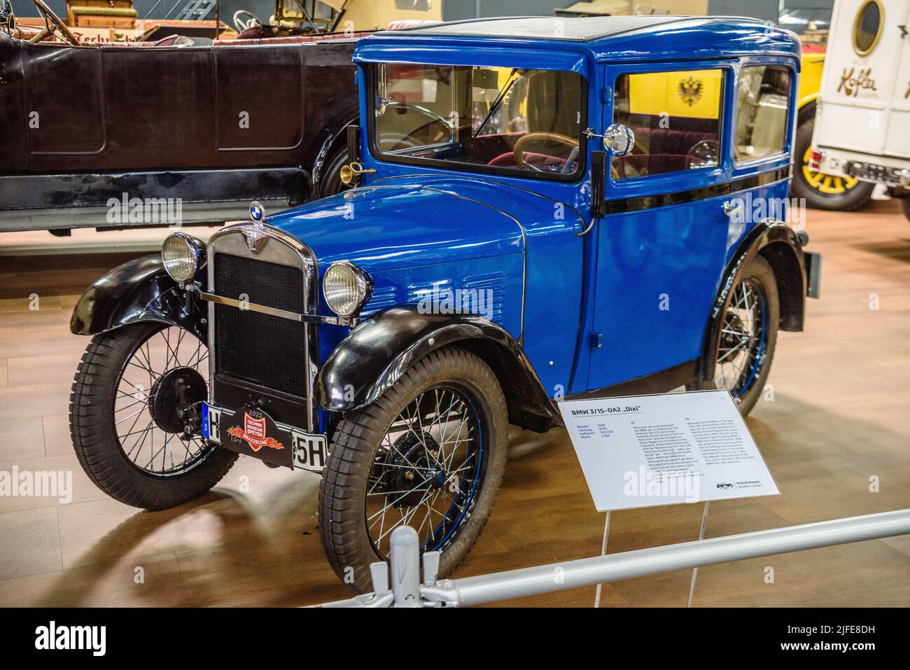 SINSHEIM, GERMANY - MAI 2022: blue BMW 3 15-DA2 Dixi 1929 15ps Stock Photo