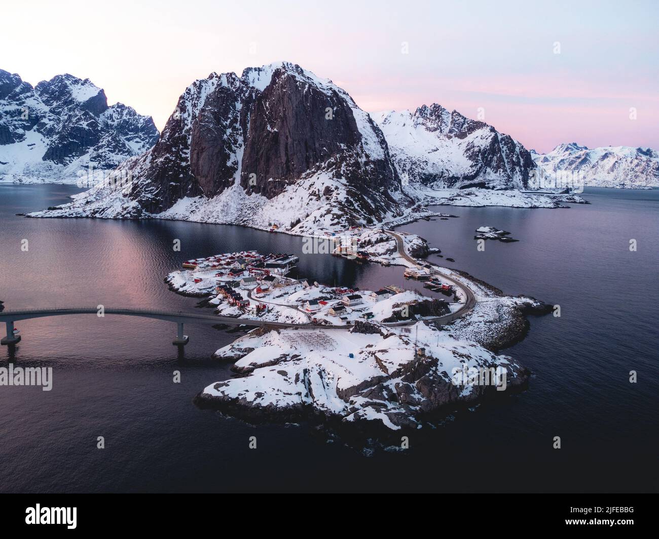 Lofoten island aerial hi-res stock photography and images - Alamy