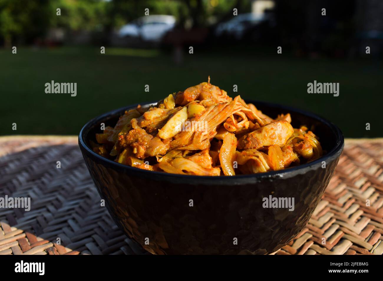 Jackfruit stir fry curry. Indian delicious side dish. authentic home