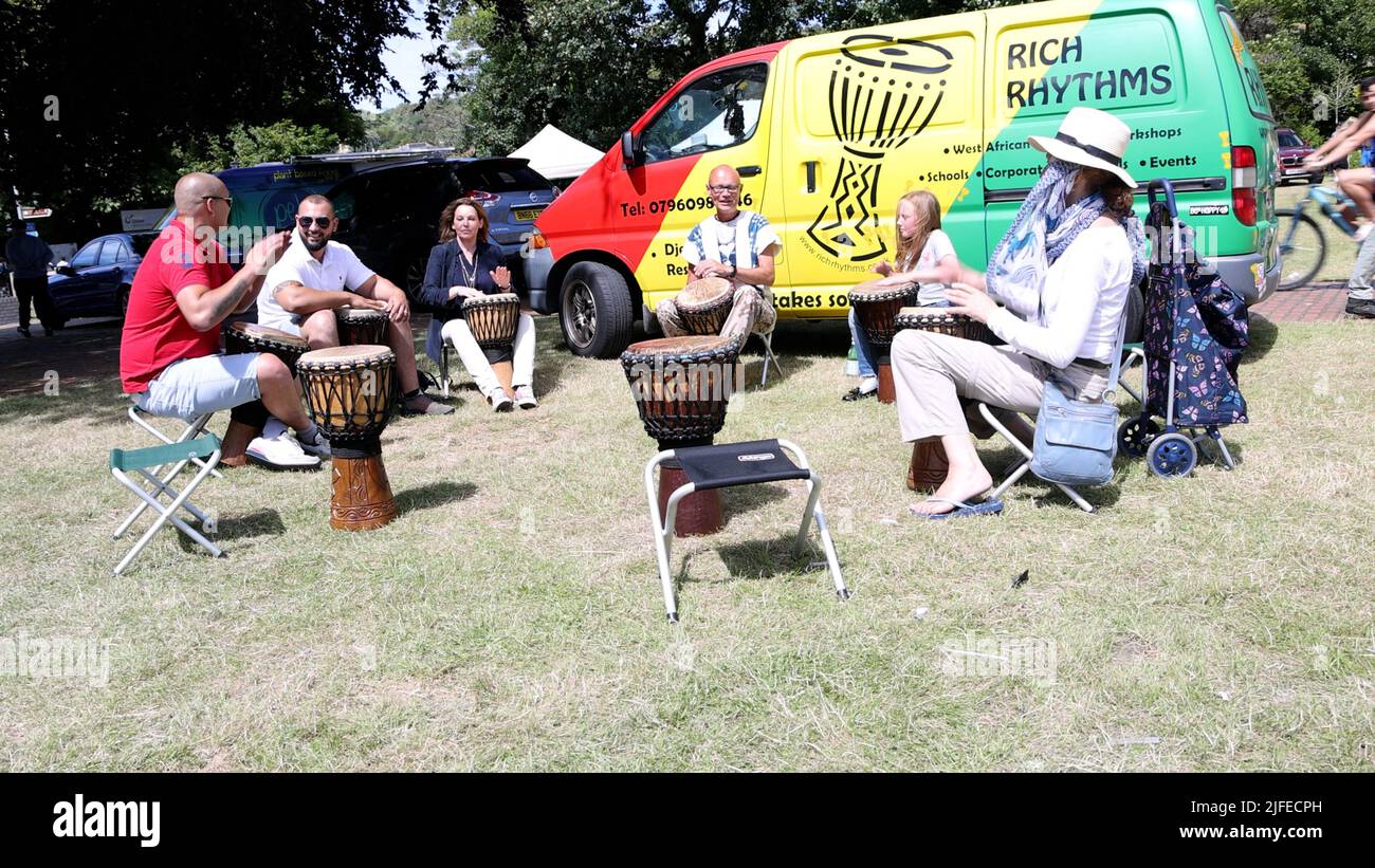 Natalie Elphicke MP beating the drum on the migrant issue Stock Photo