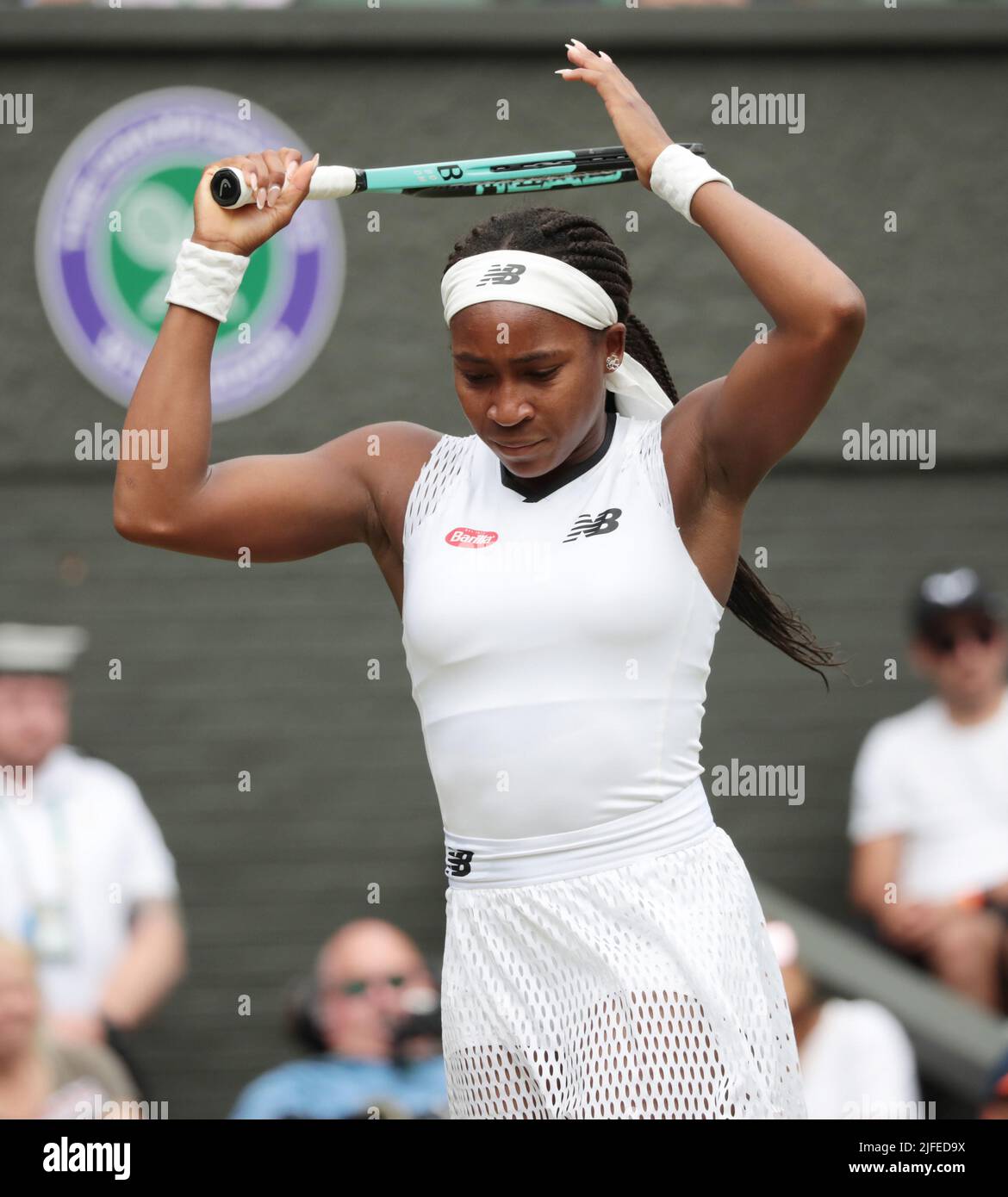 Coco gauff wimbledon 2022 hi-res stock photography and images