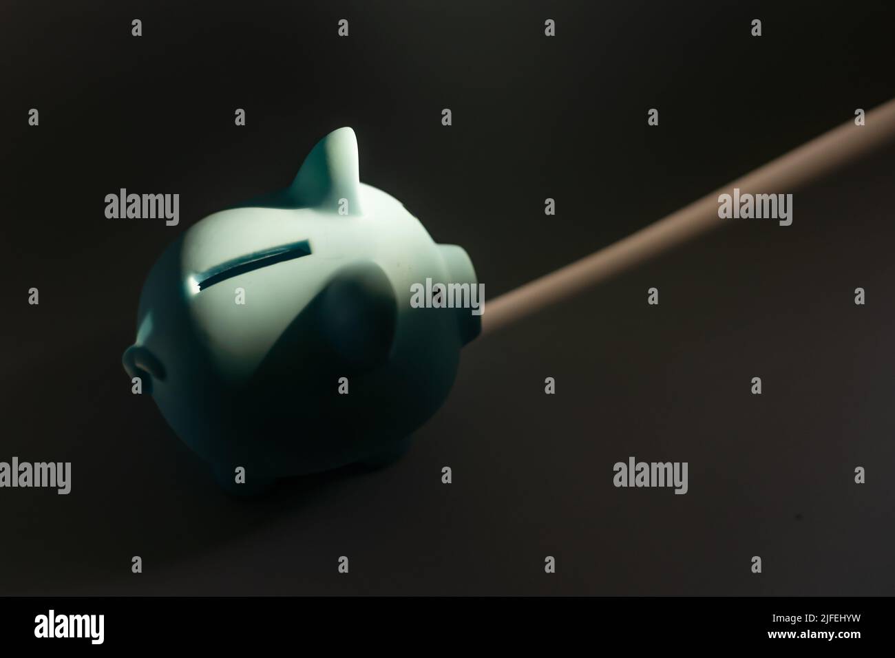 Simple Piggy Bank With Expressions Sad, Crying Stock Photo Alamy