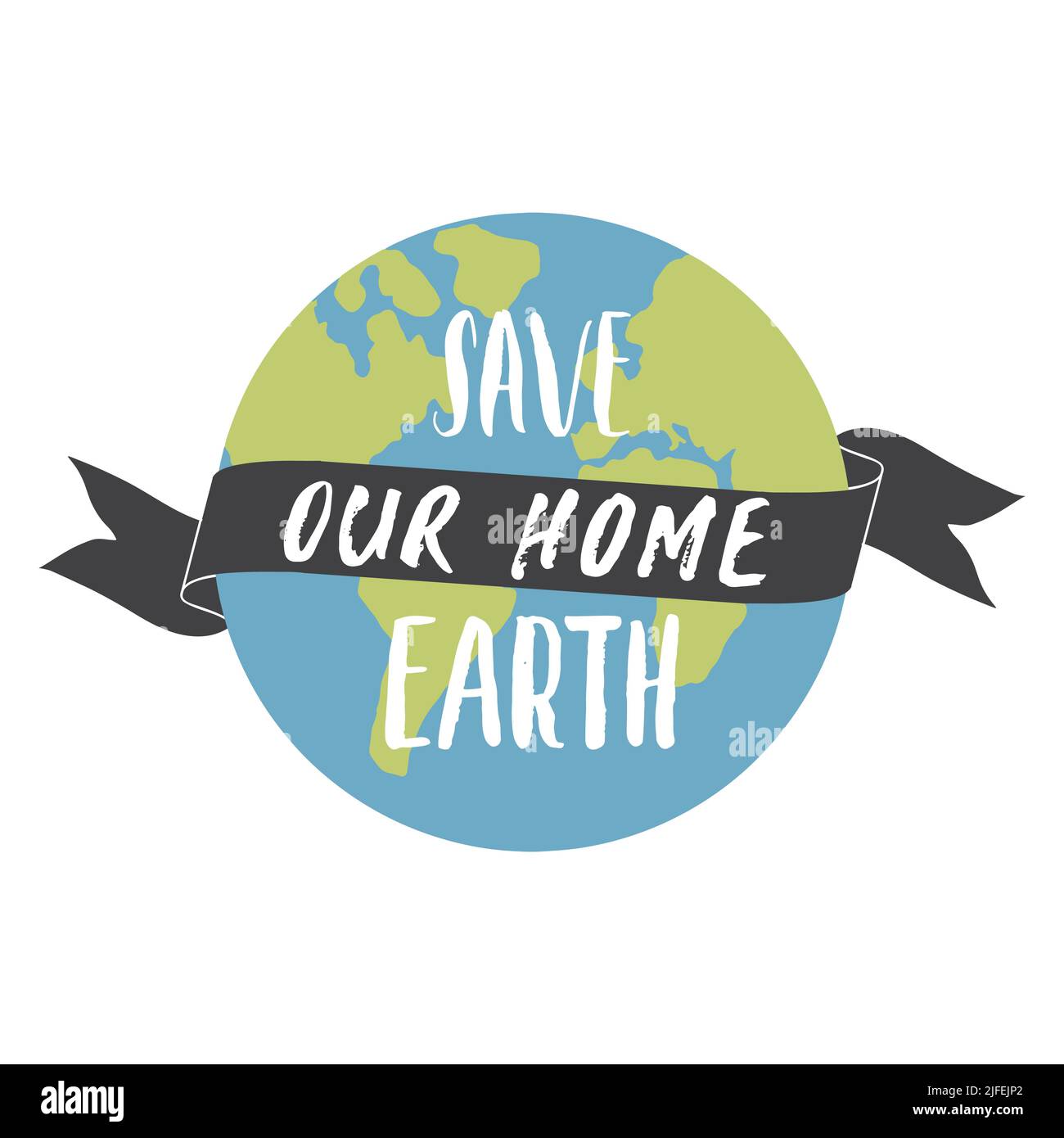 Save the planet card design, environment protection awareness poster ...