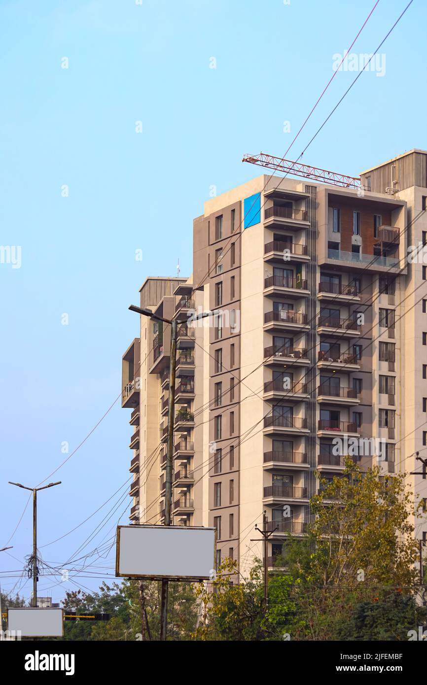 Beautiful modern residential or commercial apartment flat building ...