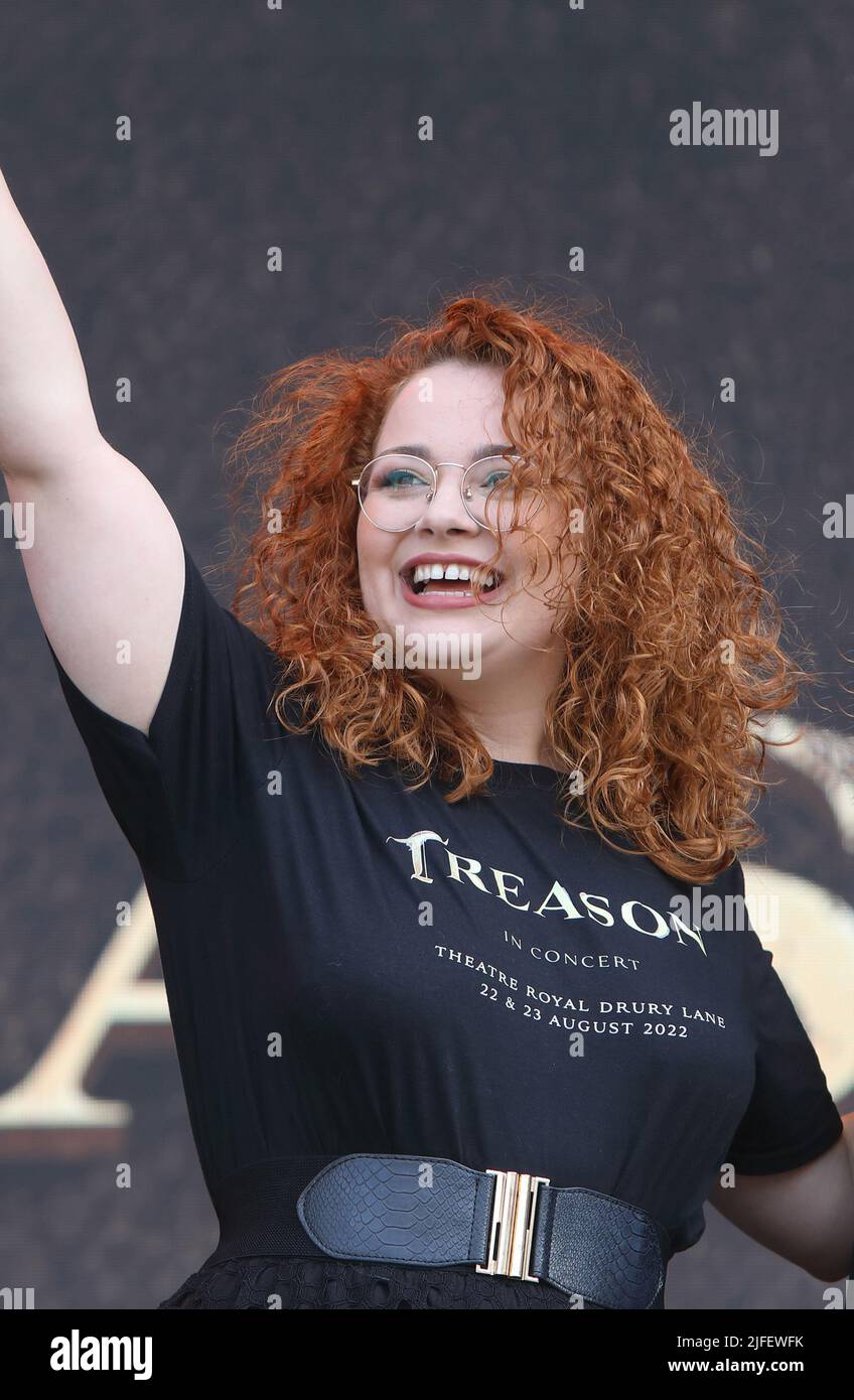 Carrie Hope Fletcher, the popular musical singer, singing at West End