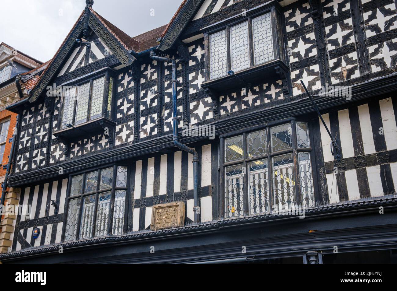 Owen's Mansion, High Street, Shrewsbury, Shropshire Stock Photo