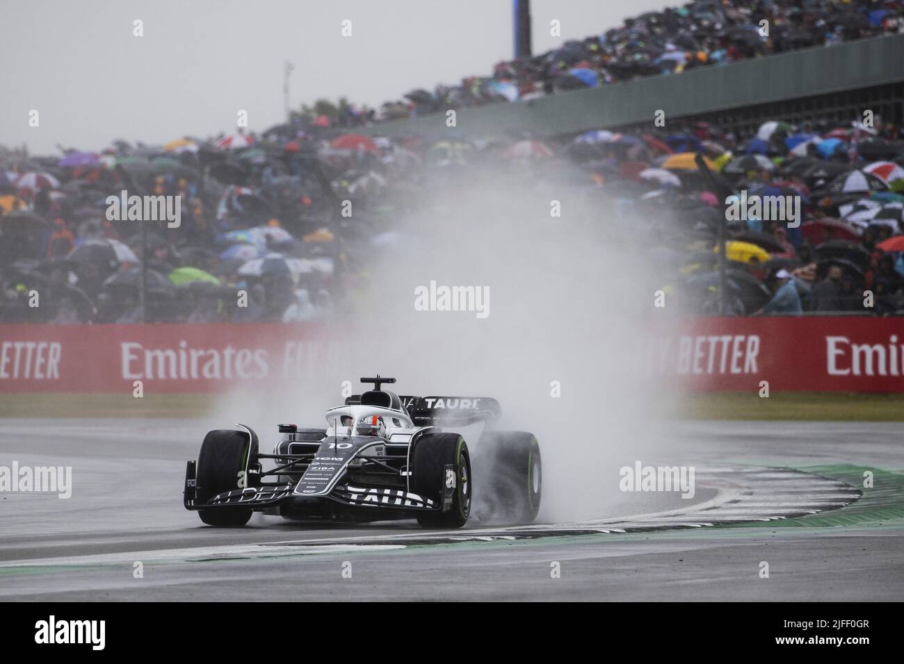 NORTHAMPTON Pierre Gasly (10) driving the AlphaTauri AT03 during