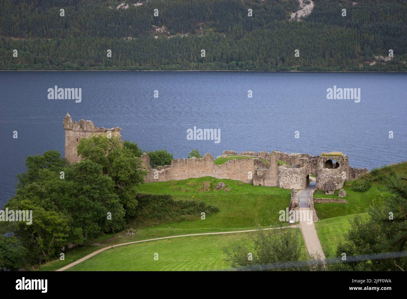 Castle, Drumnadrochit, Inverness, Scotland Stock Photo