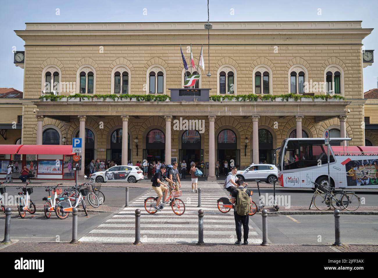 Bolgna Centrale Railway Station Bologna Italy Stock Photo