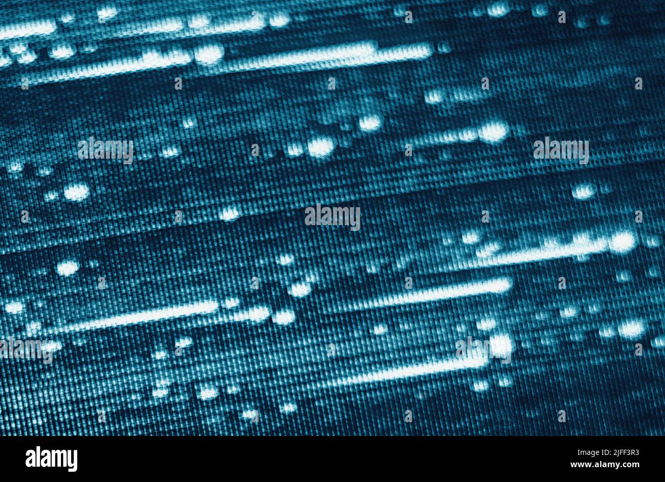 Static on a CRT screen Stock Photo