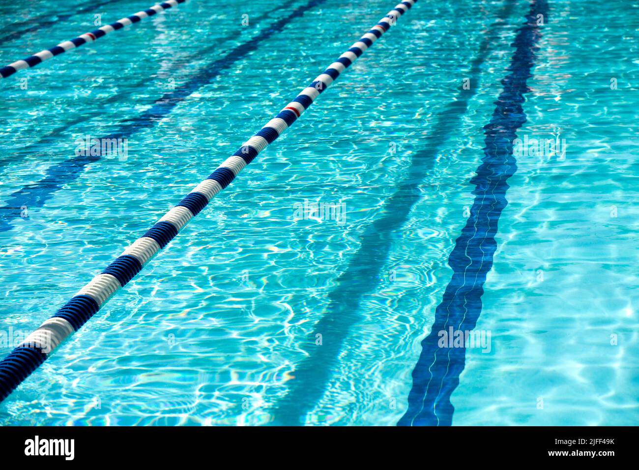 Swimming pool for the swim meet Stock Photo Alamy