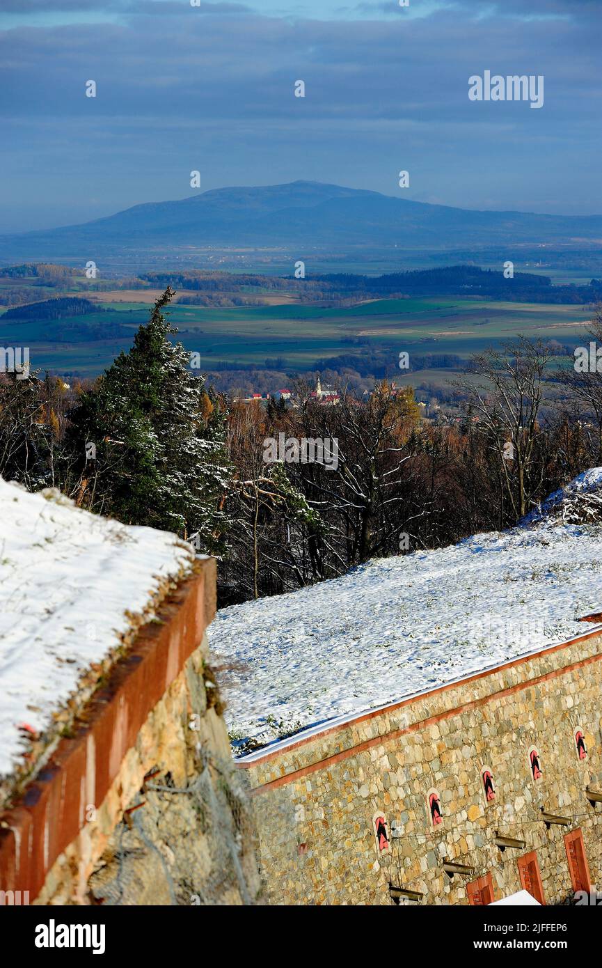 Polska, fort, fort silberberg silver mountain fort, lower silesia, military fort, poland, silver mountain fort, srebrna gora silberberg Stock Photo