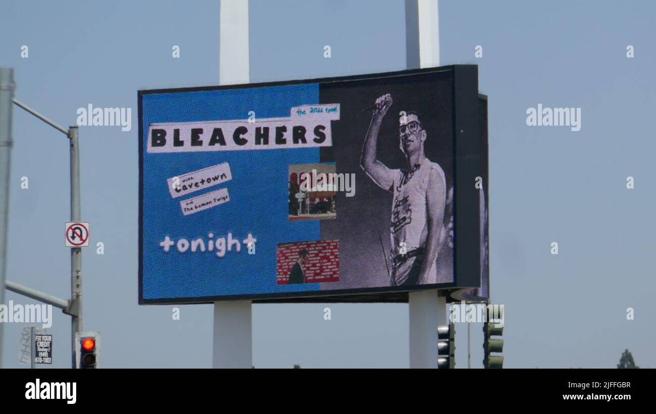 Inglewood, California, USA 29th June 2022 Bleachers Concert Marquee on