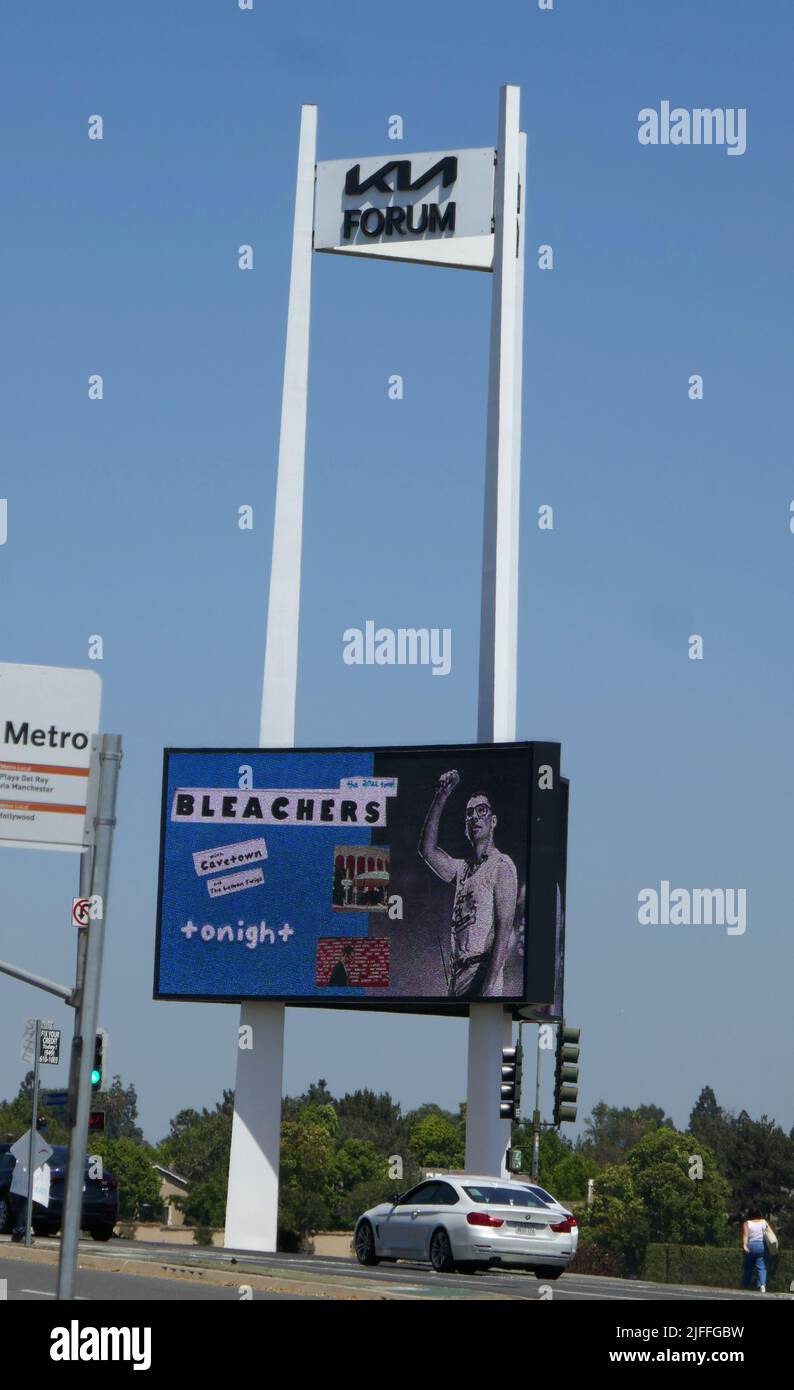 Inglewood, California, USA 29th June 2022 Bleachers Concert Marquee on June 29, 2022 at Kia