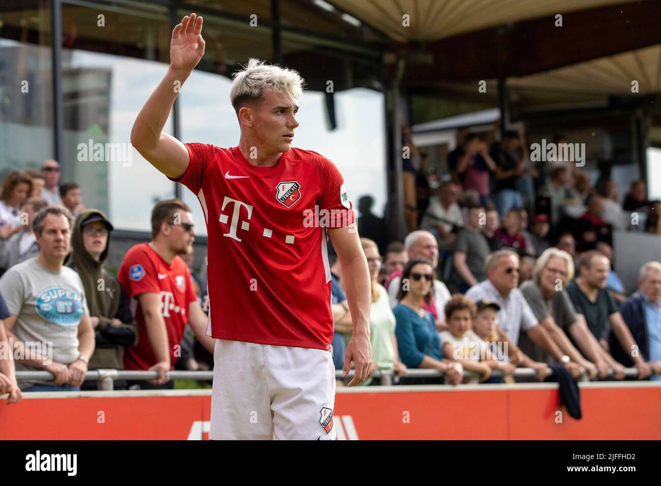 UTRECHT, NETHERLANDS - JULY 2: Taylor Booth of FC Utrecht during the