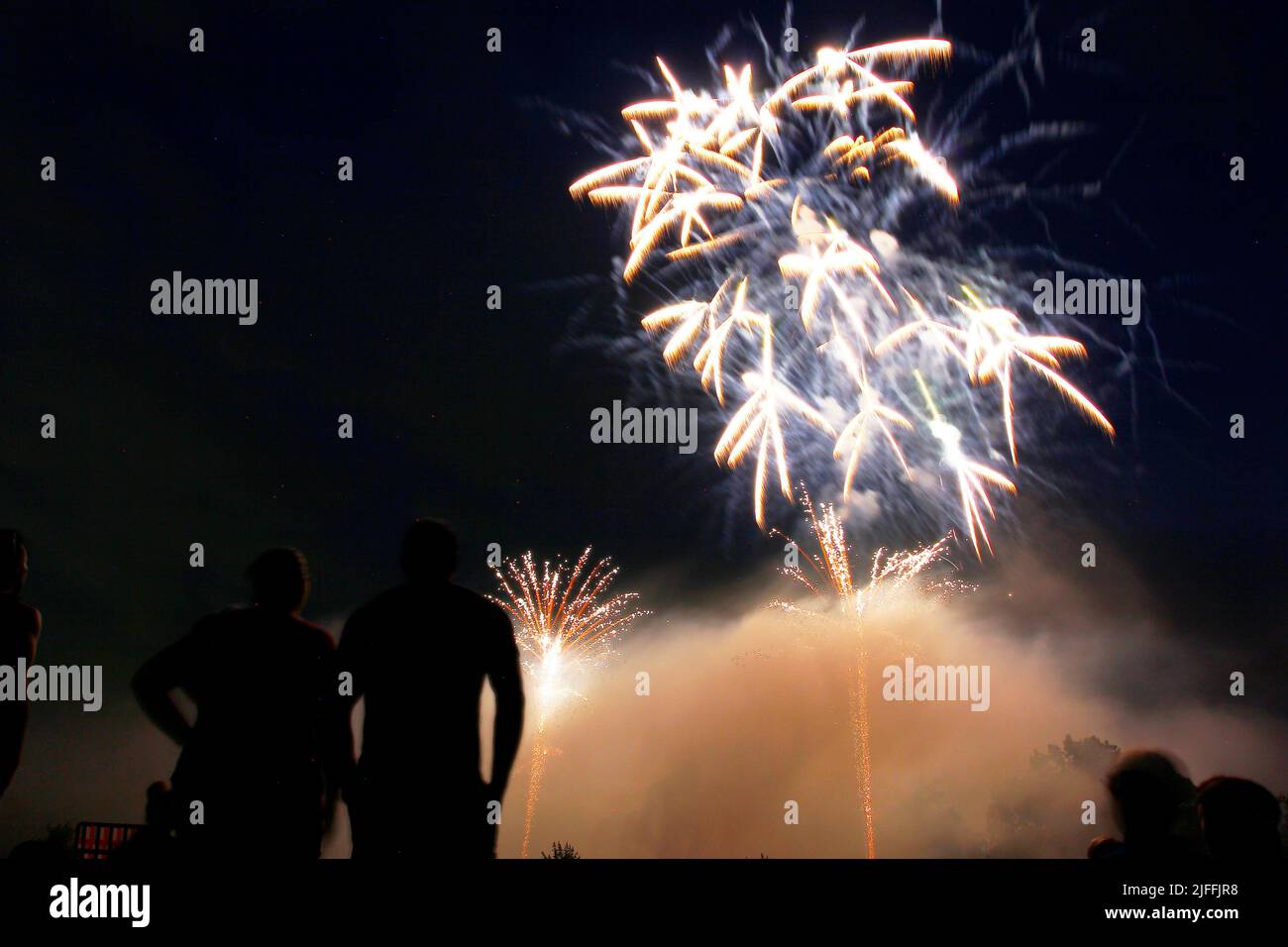Fireworks display, Granville, Ohio July 1, 2022 Stock Photo Alamy