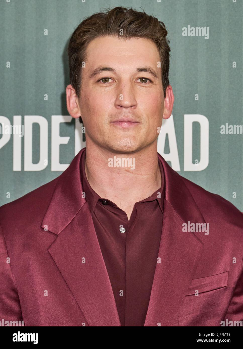 NEW YORK, NY, USA - JUNE 15, 2022: Miles Teller attends the New York Premiere of Netflix's 'Spiderhead' at the Paris Theater. Stock Photo