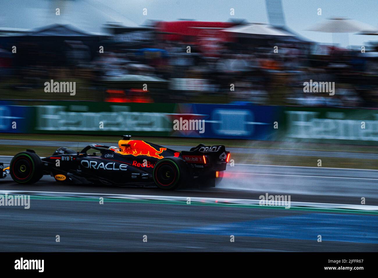 SILVERSTONE, England,  02.JULY2022;#1, Max VERSTAPPEN, NDL, Oracle Red Bull Racing ;Formula One, BRITISH F1 Grand Prix on the Silverstone circuit Stock Photo