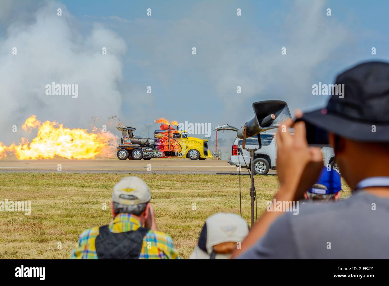 Shockwave, driven by Chris Darnell at Airshow in Fort Worth Texas, 2015 Stock Photo