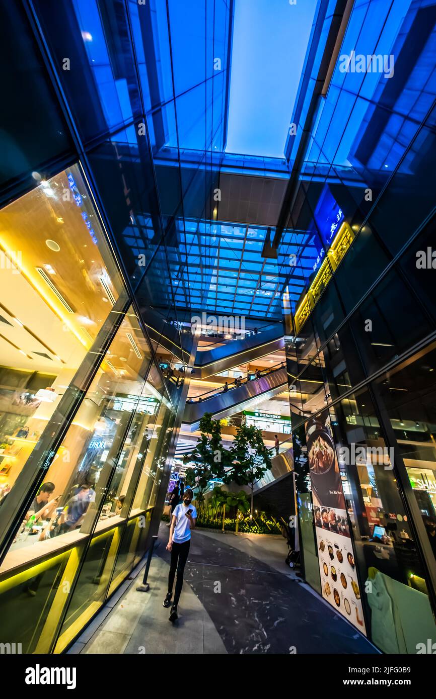 Interior of Westgate. It is a lifestyle and family shopping mall in