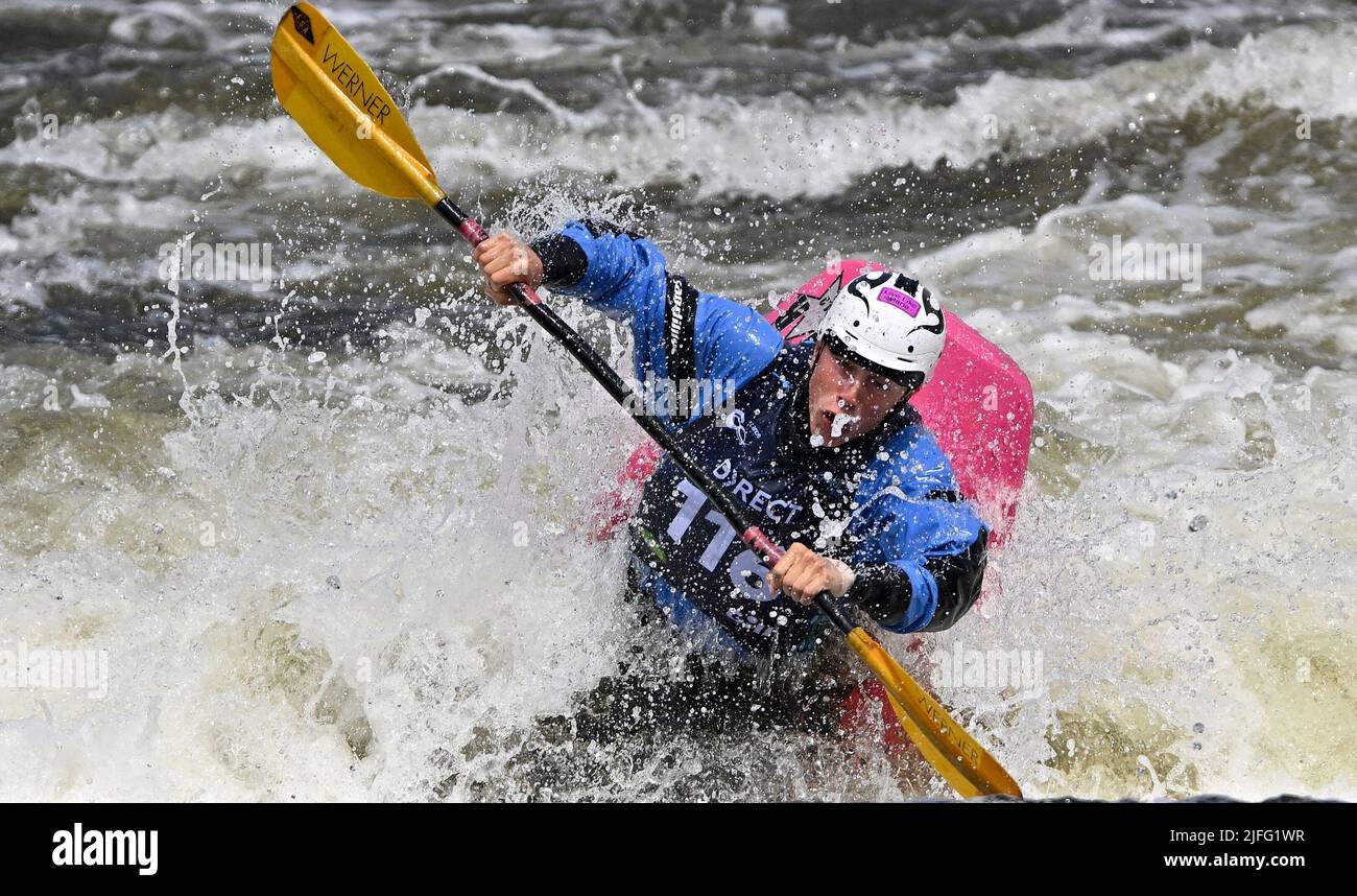 Nottingham, United Kingdom. 02nd July, 2022. The ICF 2022 canoe