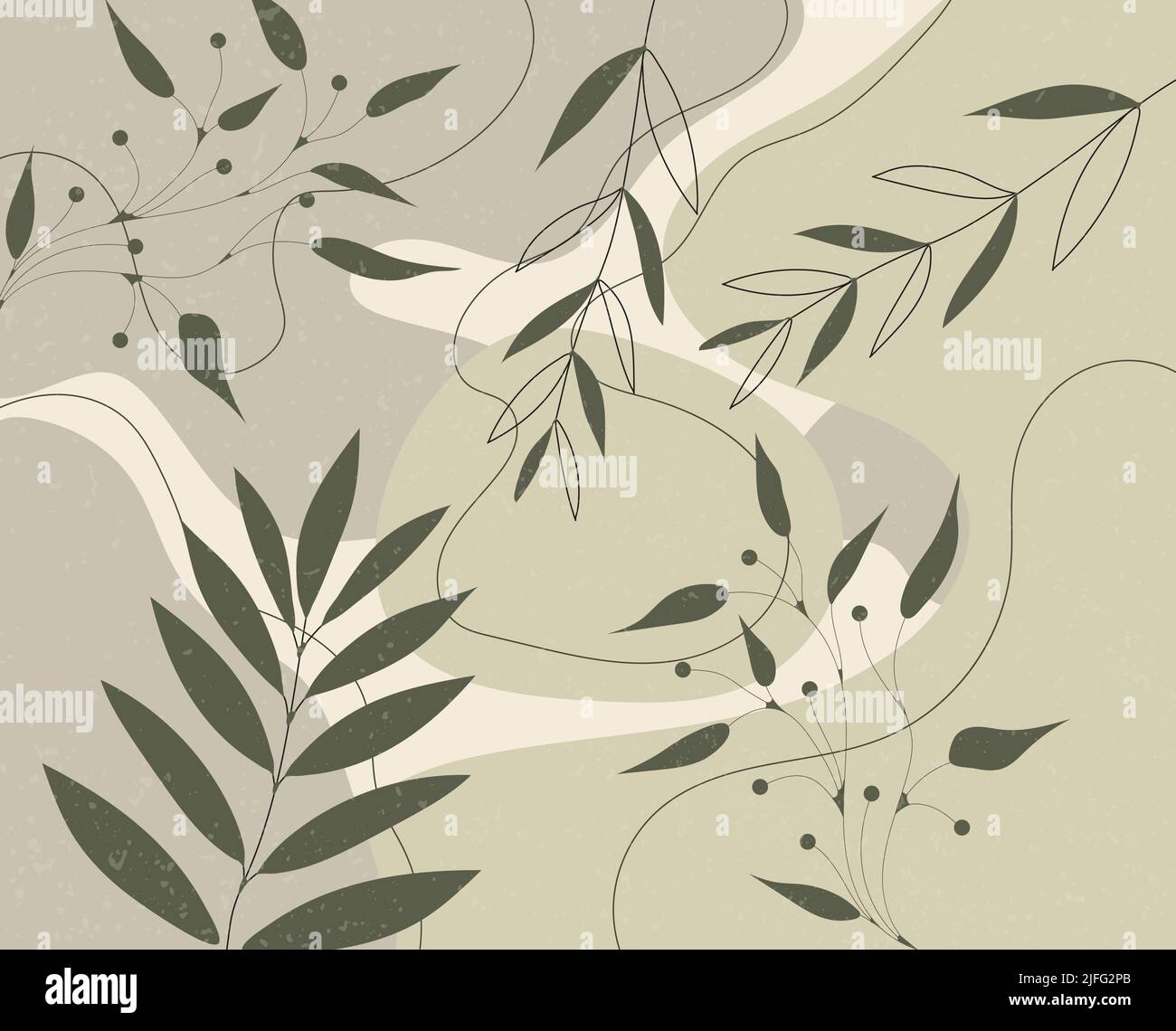 Tropical background with jungle plants Stock Vector Image & Art - Alamy