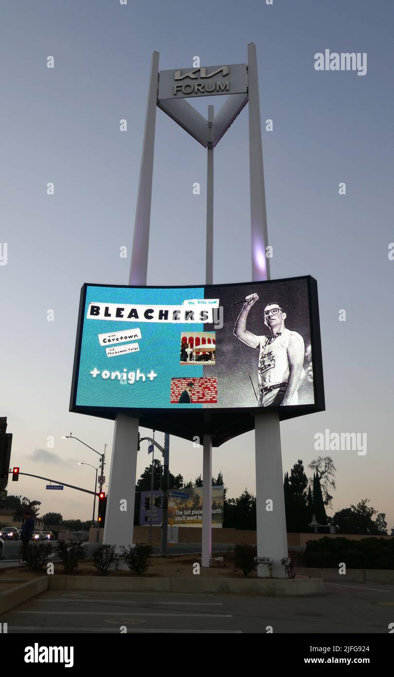 Inglewood, California, USA 29th June 2022 Bleachers Concert Marquee on June 29, 2022 at Kia