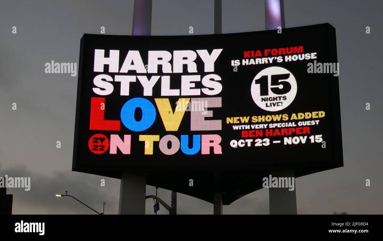 Inglewood, California, USA 29th June 2022 Harry Styles Love on Tour