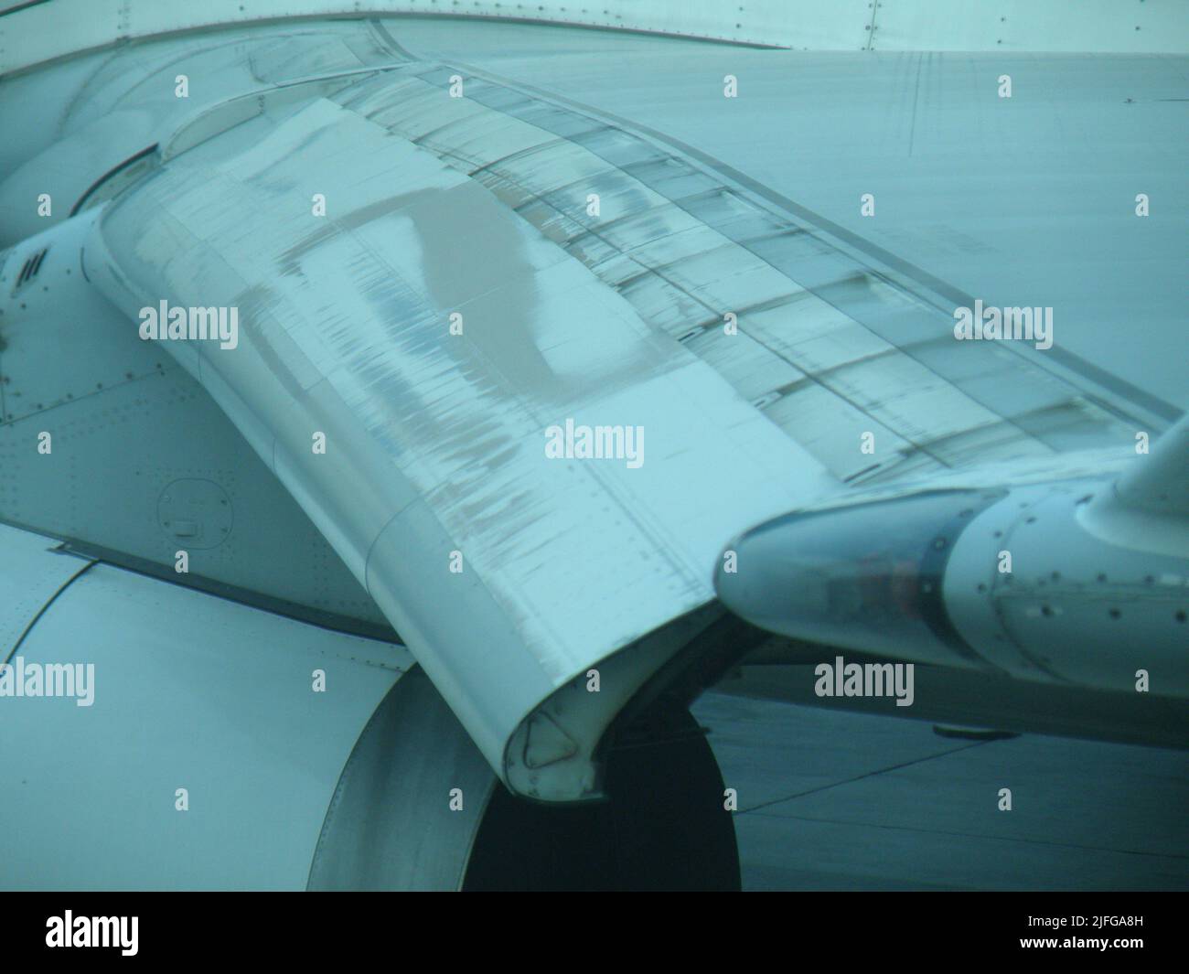 Slat (Aircraft High lift device Stock Photo Alamy