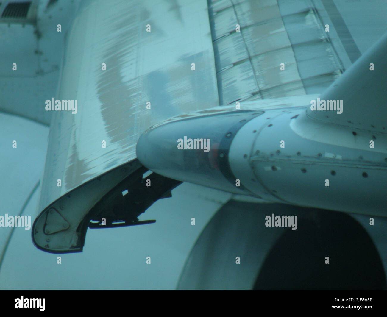 Slat (Aircraft High lift device Stock Photo Alamy