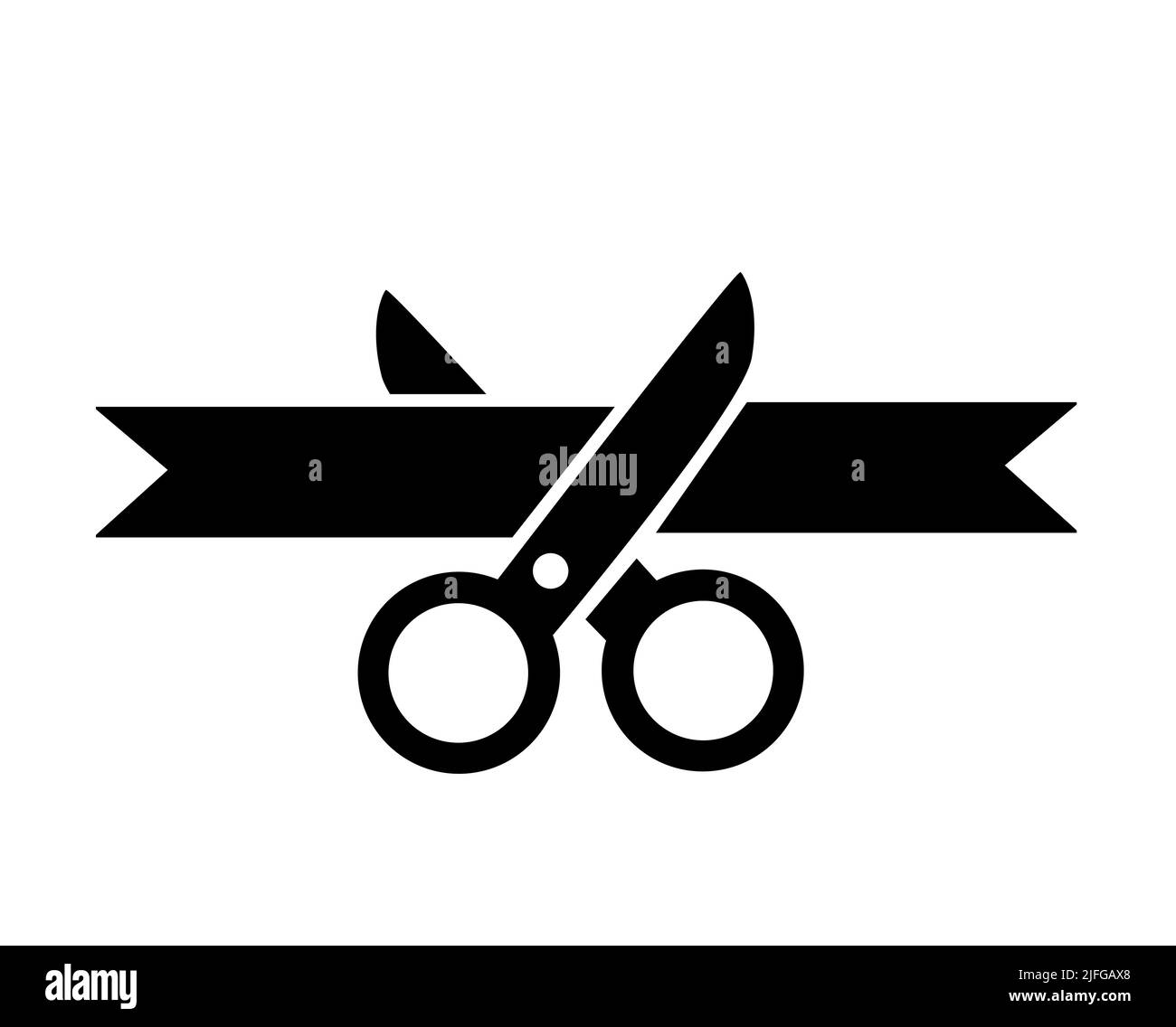 Scissors Icon vector illustration Stock Vector Image & Art - Alamy