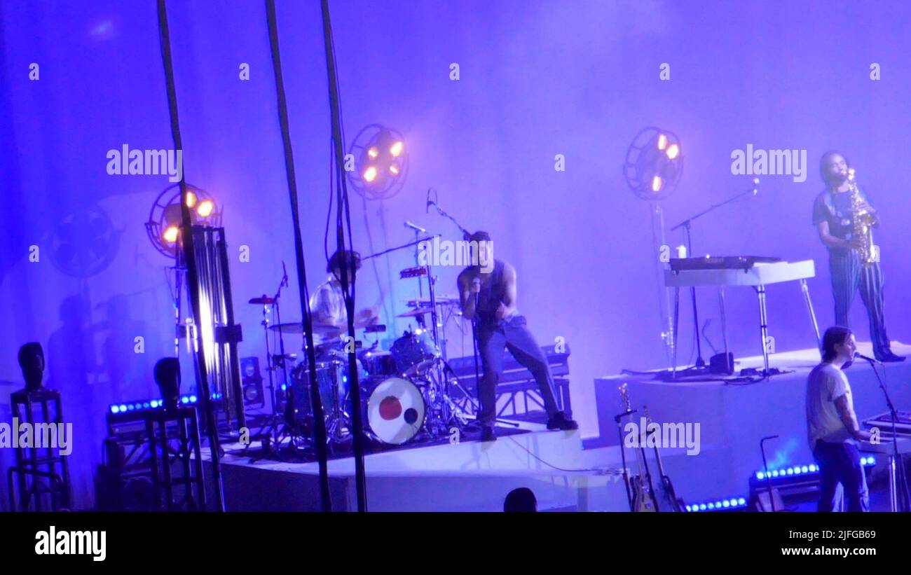 Inglewood, California, USA 29th June 2022 Jack Antonoff and Bleachers