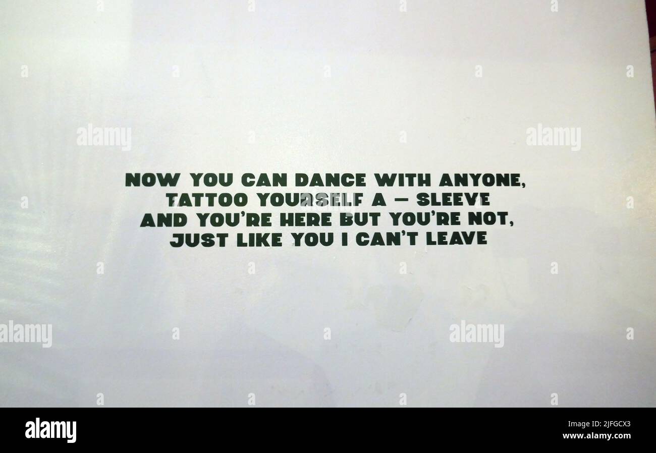 Inglewood, California, USA 29th June 2022 Bleachers Concert Lyrics at show on June 29, 2022 at