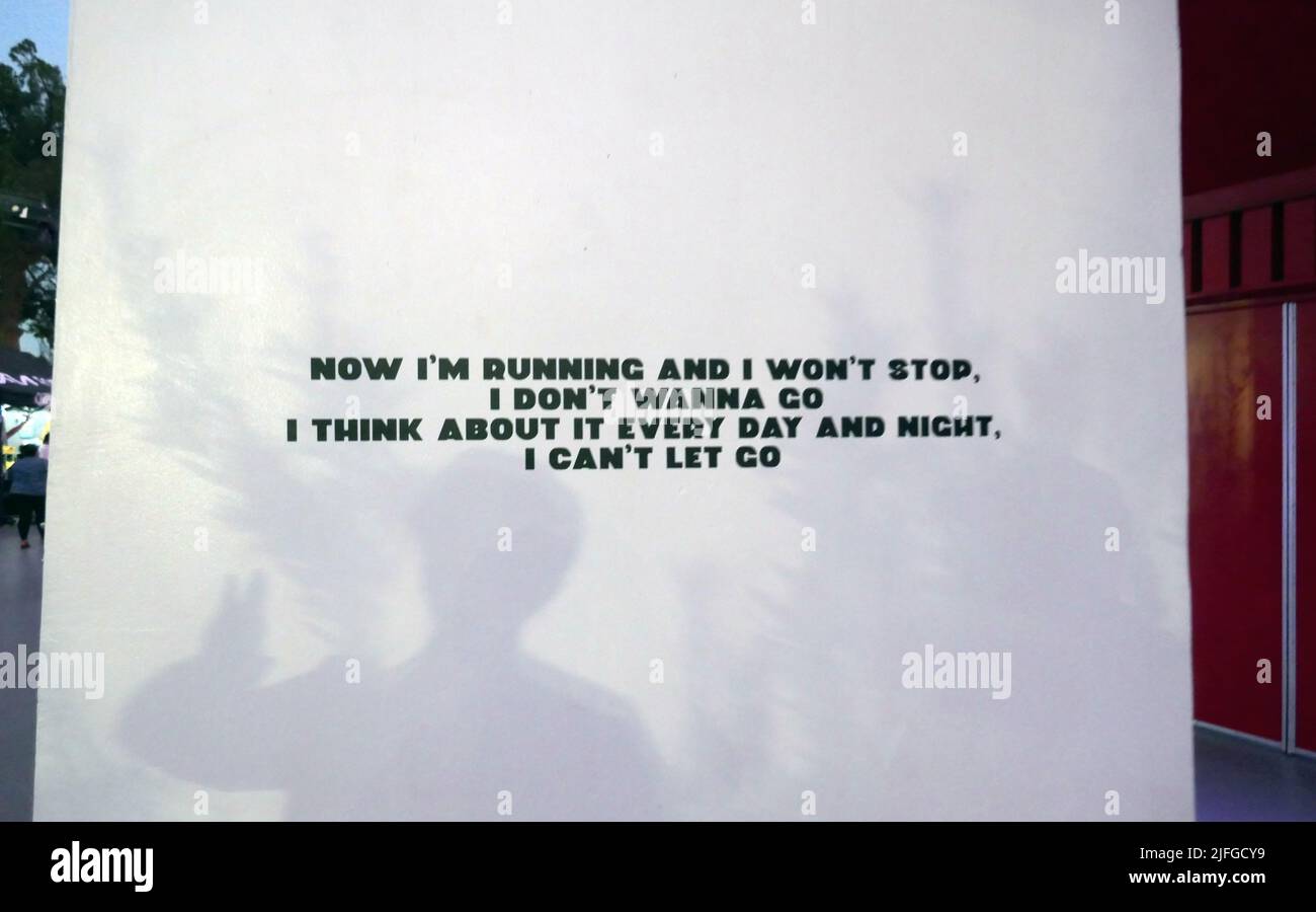 Inglewood, California, USA 29th June 2022 Bleachers Concert Lyrics at show on June 29, 2022 at