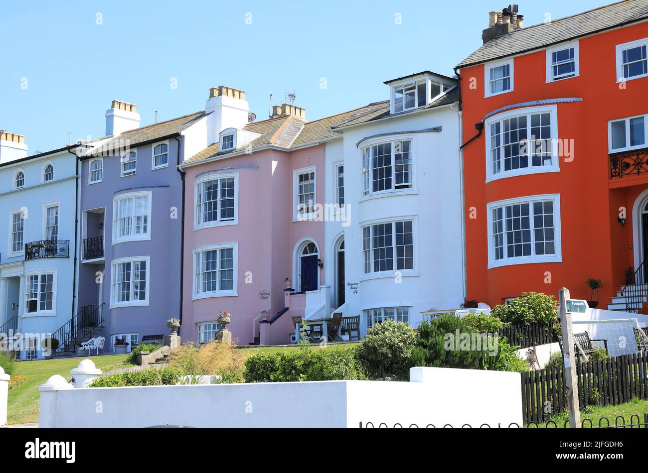 The big Victorian houses on Central Parade, in Herne Bay, north Kent
