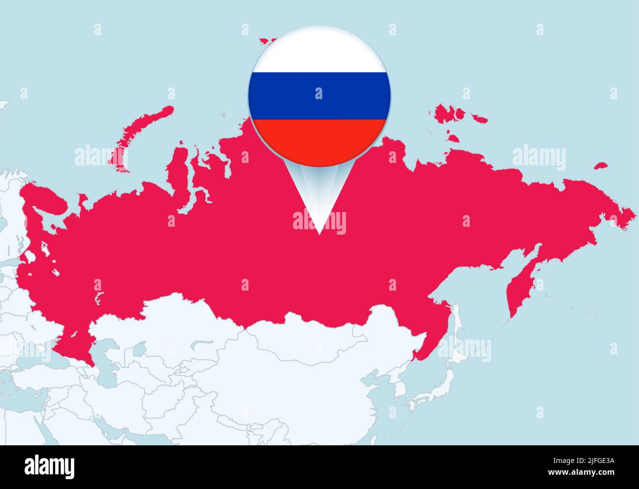 Russian Federation flag map Stock Photo by ©Ludvigcz 11098921